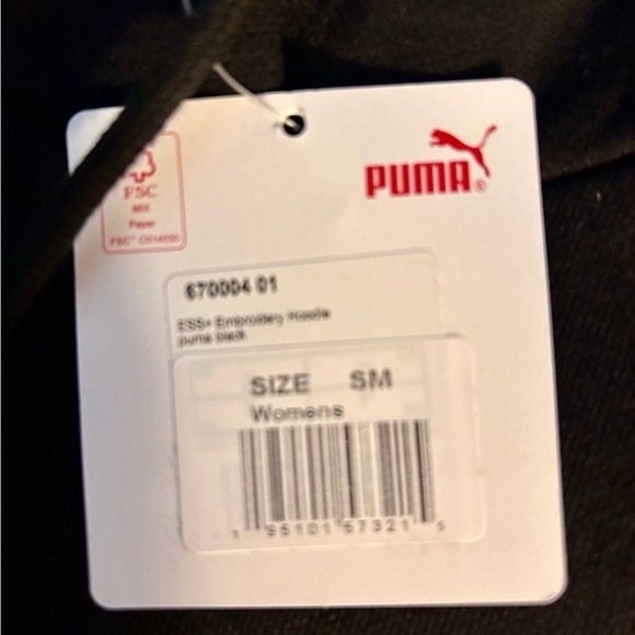 Puma black Sweatshirt with White Logo - Picture 3 of 3